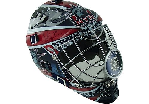 Henrik Lundqvist New York Rangers Full Size Replica Goalie Mask (Steiner Sports COA)